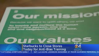 Starbucks Closing 8000 Stores Tuesday For AntiBias Training [upl. by Yadsendew]