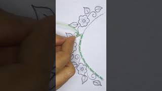 So much pretty pearl neck embroidery tutorial for dresses shorts trending embroidery cute [upl. by Acacia]