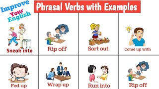 Phrasal verbs  Phrasal verbs with sentences  Phrasal verbs with pictures [upl. by Ahsenauj]