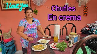 chufles con crema sonsonate sansalvador viralvideo [upl. by Eelir]