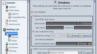 Database Setup [upl. by Nodnnarb446]