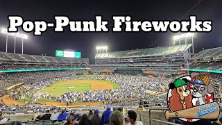 Full Firework Show after Oakland As vs Dodgers game 8324 [upl. by Halet79]