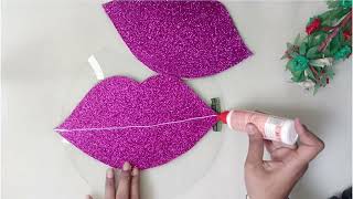 Makeup Bag With Cardboard 👄  Makeup Bag DIY makeuptutorial makeupbox [upl. by Niran]