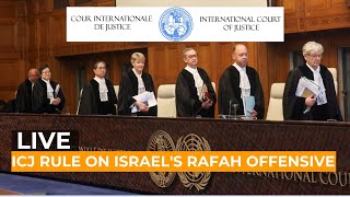 The International Court of Justice ICJ delivers an Order in the case South Africa v Israel [upl. by Doykos160]