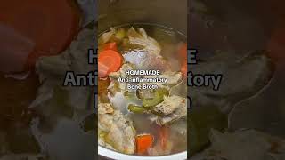 Cozy bone broth for fall bonebroth cookingathome cooking asianfood chinesefood porkribs soup [upl. by Ahsile]