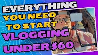 EVERYTHING YOU NEED TO START VLOGGING FOR UNDER 60BEST BUY VS 5 BELOW VLOGGING ACCESSORIES REVIEW [upl. by Viradis73]