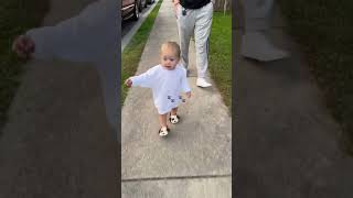 Rustyn really loves doggies😊 rustyn core funny baby family cute momlife shortvideo babyboy [upl. by Aserehc282]