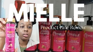 Mielle Product Line Review On 4C Natural Hair First Time Impression [upl. by Pontias]