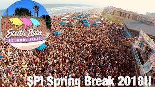 South Padre Island Spring Break 2018 Beach Bash [upl. by Htebasil]