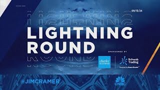 Lightning Round Im worried about Dominos Pizza says Jim Cramer [upl. by Pris485]