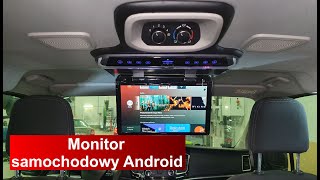 Monitor samochodowy dla dzieci i pasażerów Android  Ford Tourneo Custom  montaż [upl. by Noevart]