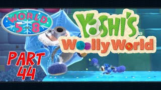 Yoshis Woolly World 100 Part 44 World 58 Snifberg the Unfeelings Castle [upl. by Adaynek730]