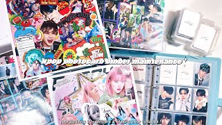 kpop photocard binder maintenance ✮ reorganizing my 20 binder amp making new collage covers [upl. by Salocin]