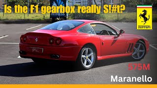 Ferrari 575M Maranello Review  Is the F1 gearbox really that bad [upl. by Lebiram303]