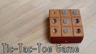 How To Make a Marble TicTacToe Game out of Wood  Toys For Charity [upl. by Nujra]