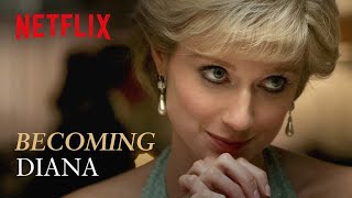 How Elizabeth Debicki Became Princess Diana  The Crown  Netflix [upl. by Verlie]