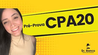 PRÉ PROVA COMENTADA CPA20 [upl. by Treacy]