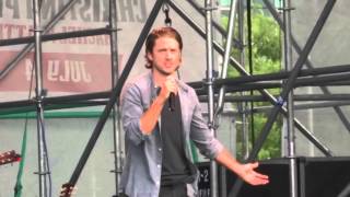 Laura Osnes Ft Aaron Tveit  Falling Slowly Once Live  Elsie Fest 2015 [upl. by Reizarf]