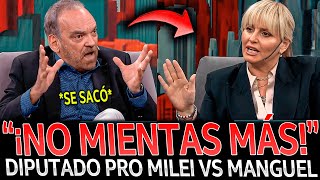 ¡DIPUTADO CRUZÓ a LA ZURDA de MANGUEL en VIVO [upl. by Eikcir]