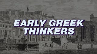 Early Greek Thinkers Anaximander Thales Heraclitus Parmenides  ProSeminar [upl. by Kathlin]