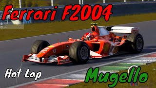 Ferrari F2004  Mugello Assetto Corsa  SOL  CSP Wheel Cam [upl. by Elatsyrk]