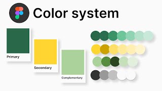 Create a color system for your mobile app UI design in Figma  Figma tutorial [upl. by Tecla]