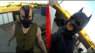 BATMAN vs BANE GoPro Fight [upl. by Yerahcaz887]