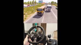 ETS2 MAN TGN accident in Engels Russia Rus Map Logitech Steering Wheel Manual Shifter truck ets2 [upl. by Edmund]