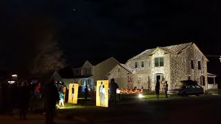 Ohio couple recreates iconic Griswold light display from National Lampoons Christmas Vacation [upl. by Hoes586]