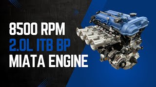 Building an 8500 RPM ITB Miata Engine  Full Build [upl. by Enelad]