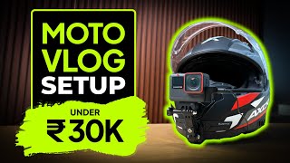 Best Motovlogging Setup Under 30k in 2024 [upl. by Oulman]