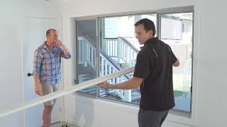 HOW TO INSTALL ROLLER BLINDS Inside or Outside Mount by A Curtains and Blinds Gold Coast [upl. by Bremen]