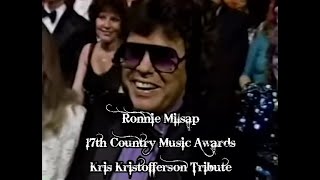 Ronnie Milsap 17th Country Music Awards K Kristofferson Tribute [upl. by Kelula]