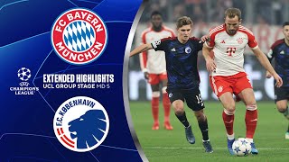 Bayern vs Copenhagen Extended Highlights  UCL Group Stage MD 5  CBS Sports Golazo [upl. by Oine]