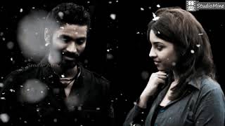 Pirai Thedum iraviley  Lyrical video  dhanush  Studio Mine [upl. by Dlaregztif]