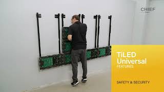 TiLED Universal Wall Mount Features  Safety amp Security [upl. by Loredana836]