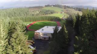 Delphian School Campus Fall Flyover [upl. by Airuam806]