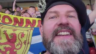 Tartan Army Flower of Scotland Euro 24 opening game v Germany [upl. by Nickolas648]