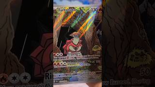 Turtonator Illustration Rare Another awesome Stellar Crown pull pokemon pokemontcg stellarcrown [upl. by Ordnasil]