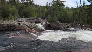 Upper Sand River Falls Ontario Canada [upl. by Ardyaf]