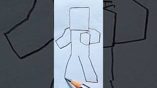 How To Draw Entity 303  Minecraft  Like And Subscribe  shorts [upl. by Mcclure]