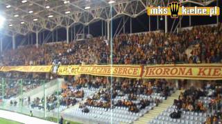 KORONA KIELCE  Wisła Kraków  doping 301009 r [upl. by Kolodgie]