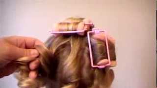 How to use sponge rollers for spiral curls [upl. by Onaivlis]