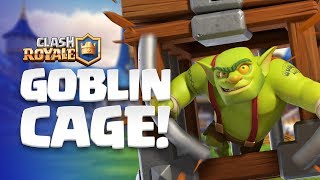 Clash Royale NEW CARD REVEAL 😲 Goblin Cage enters the Arena [upl. by Cavanagh900]