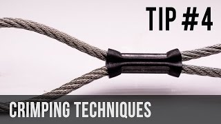 Crimping Tips amp Techniques  Fishing Tip 4 [upl. by Ecertap249]