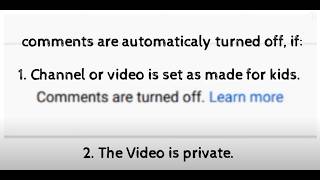 How to turn on comments on Youtube Enable Comments on Youtube [upl. by Ragas]