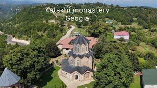 Georgia Imereti region Katskhi temple [upl. by Kerwinn]