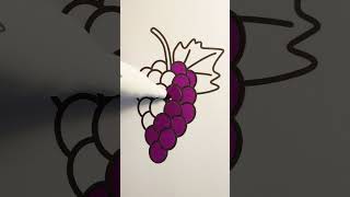 Color with me I Grape I Relaxing I Satisfying I I Coloring I Color Your Time [upl. by Castara]