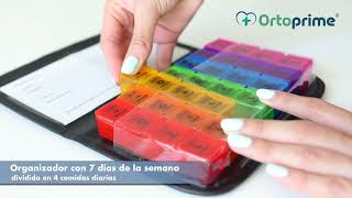 OrtoPrime Pastillero Semanal con Estuche [upl. by Leahciam]