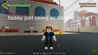 YBA Kc boxing in 1v1 really good [upl. by Anibor]